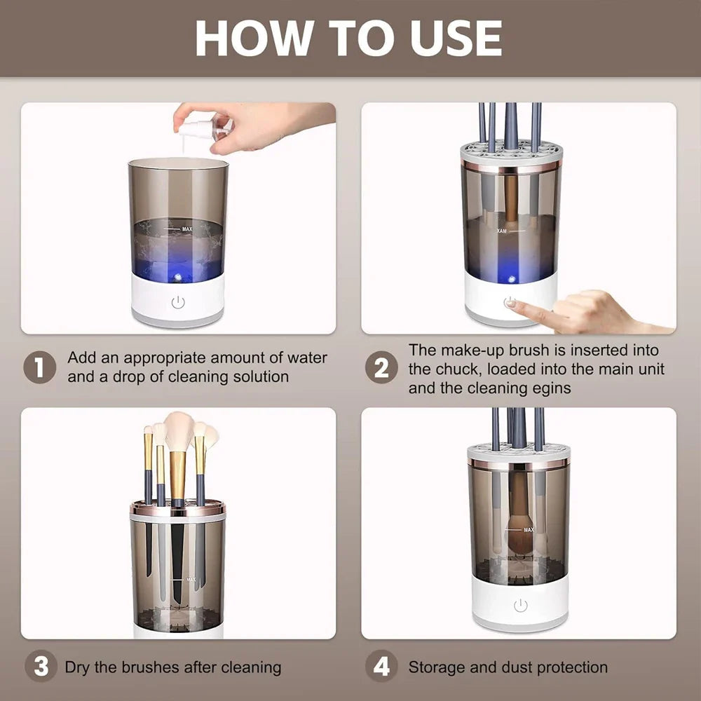 Reviaé Electric Makeup Brush Cleaner