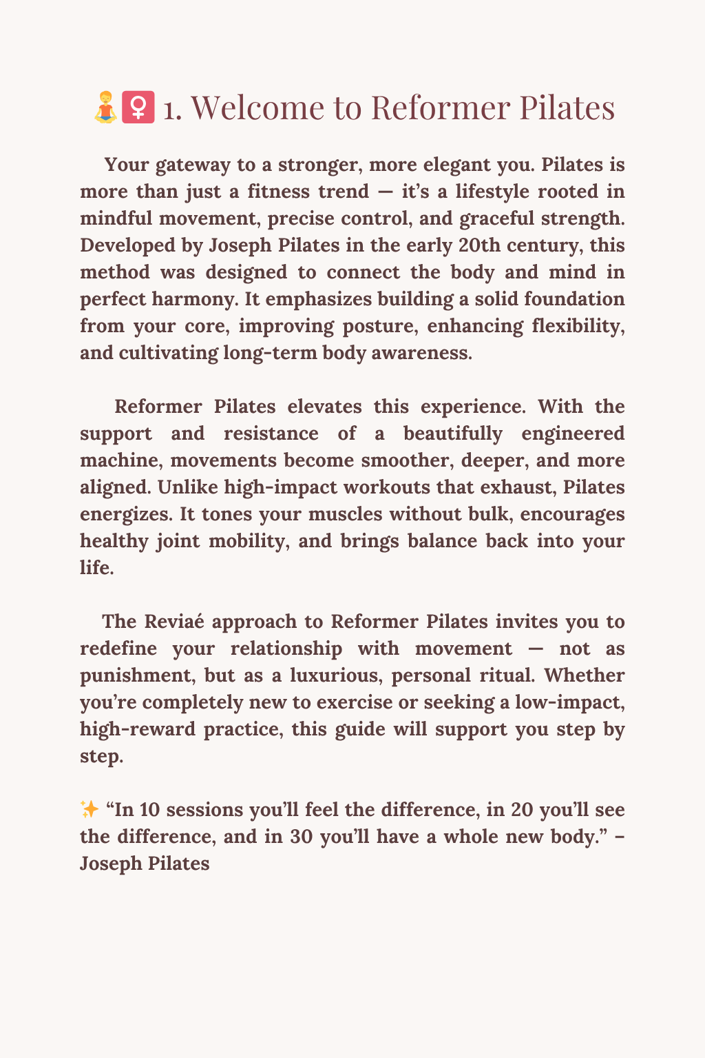 Reformer Pilates Beginners Guide eBook